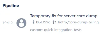 Cascade pull request deatil linked