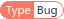 Bug label example